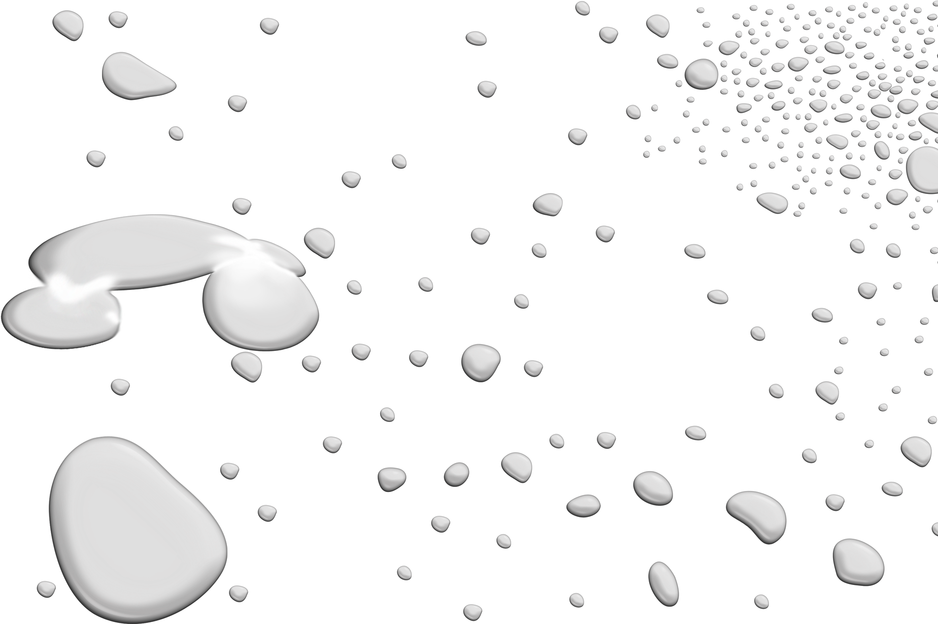 Abstract Water Bubbleson Surface