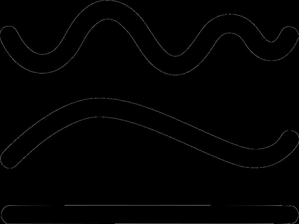 Abstract Wavy Lines Graphic