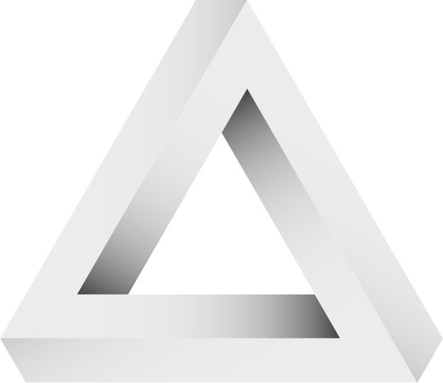 Abstract White Triangle Design