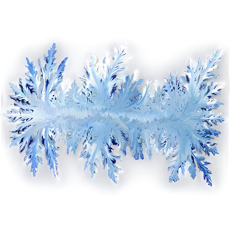 Abstract Winter Frost Png Sjv