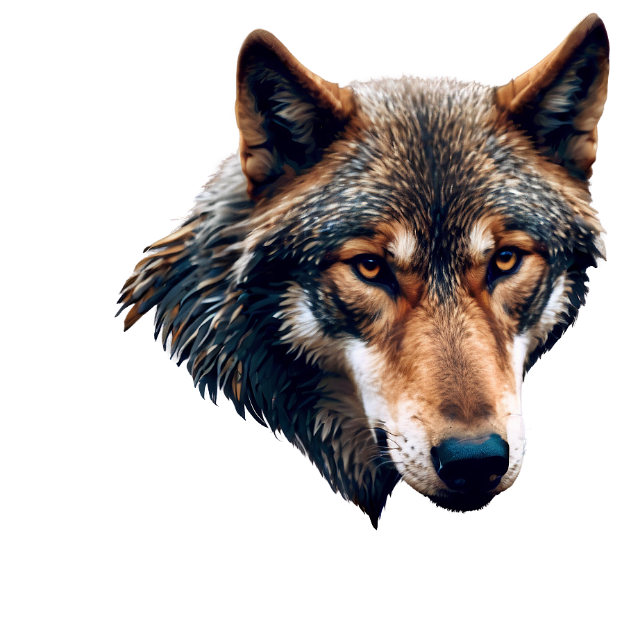 Abstract Wolf Face Icon Png Eij30