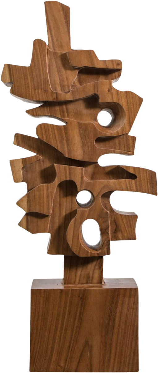 Abstract Wooden Sculpture