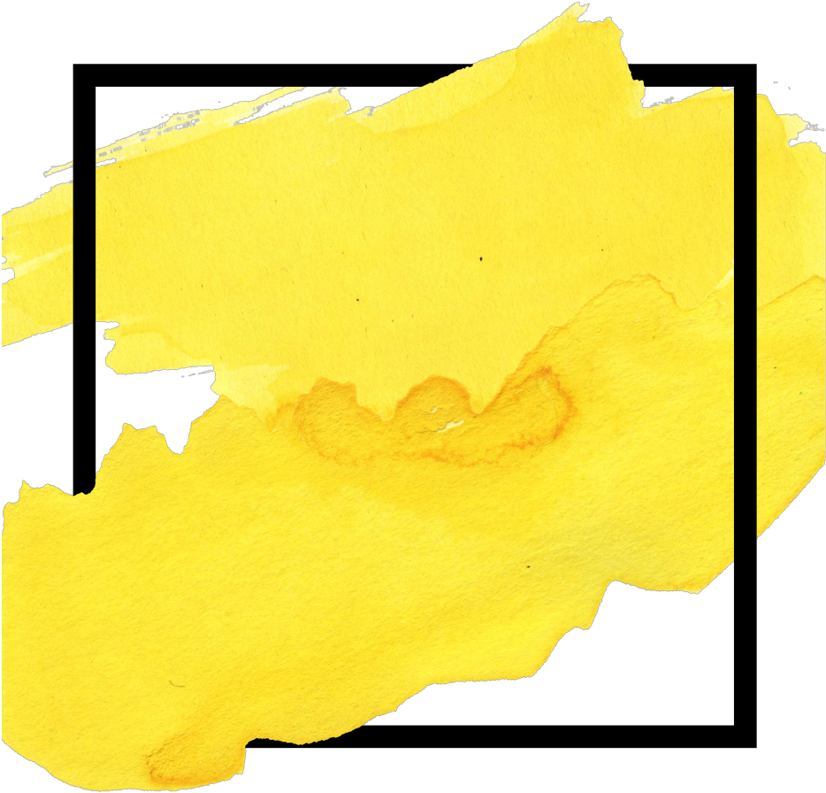 Abstract Yellow Brush Stroke Background