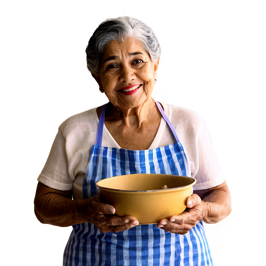 Abuela Cooking Illustration Png 06292024