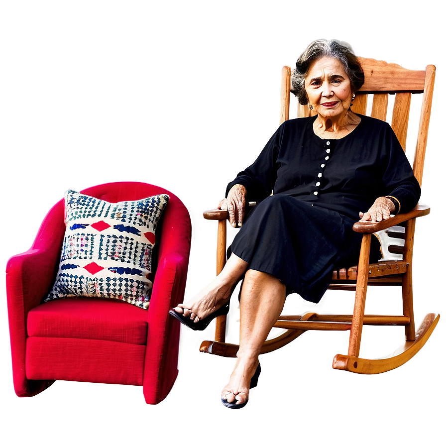 Abuela In Rocking Chair Png 34