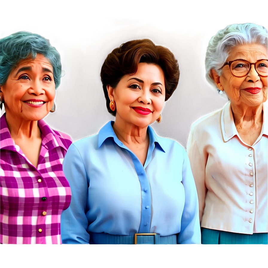 Abuela's Family Portrait Png Ioy