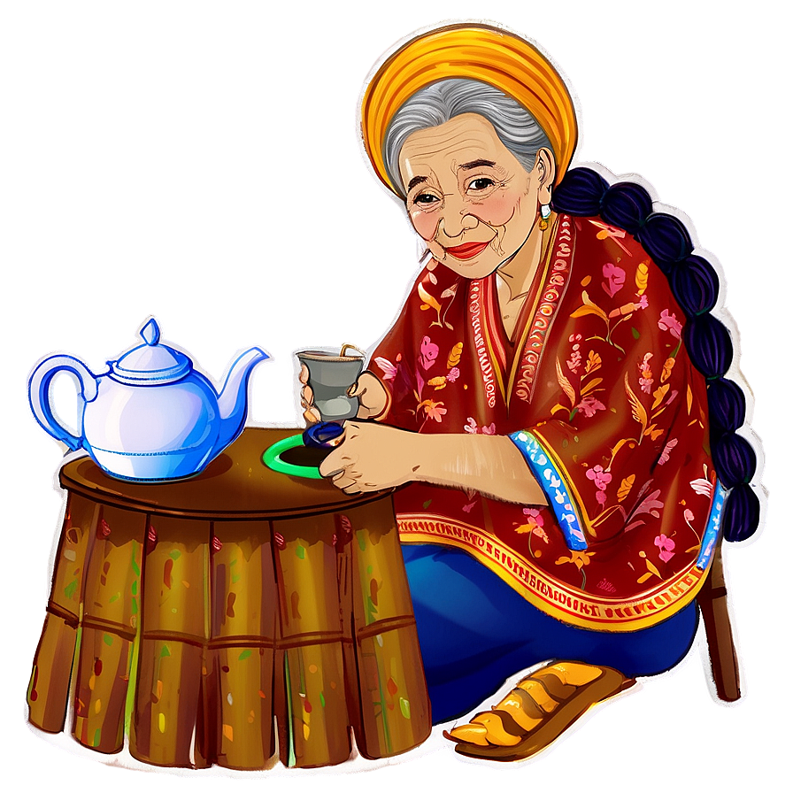 Abuela's Tea Time Png 40