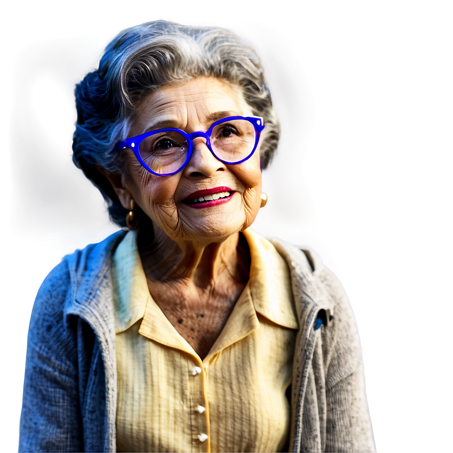 Abuela With Glasses Png 20