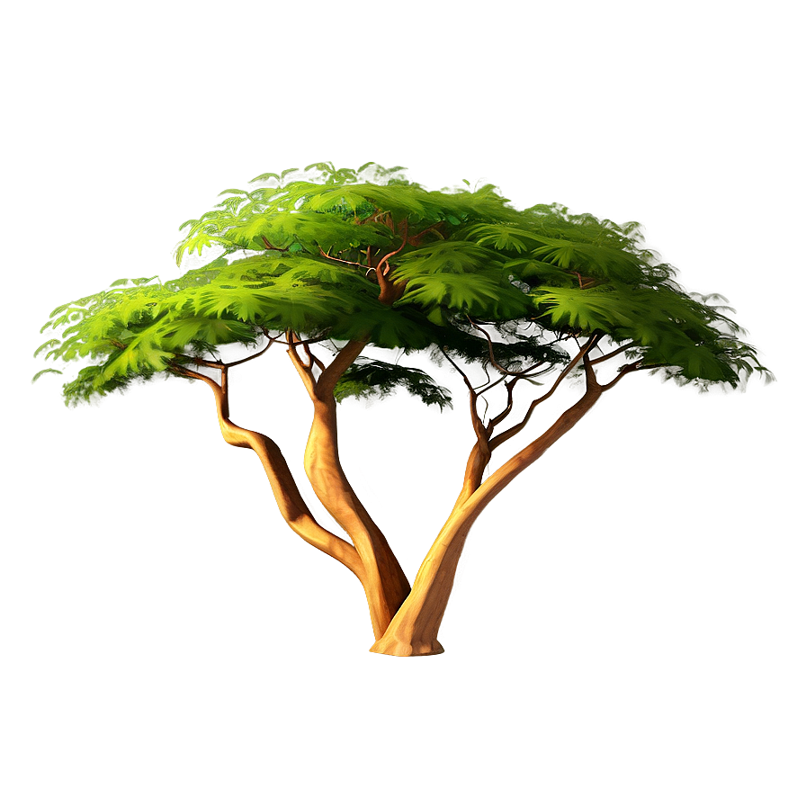 Acacia Tree Oasis Scene Png 66