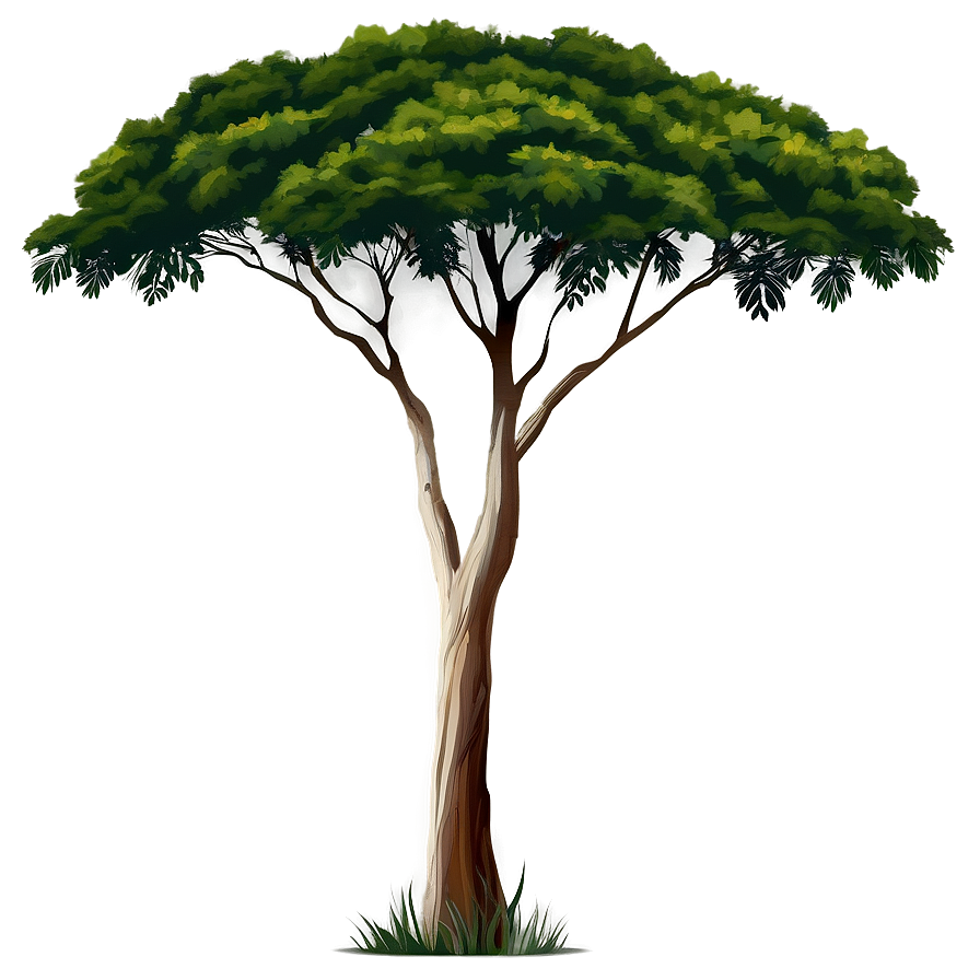 Acacia Tree Vector Art Png Fpw67