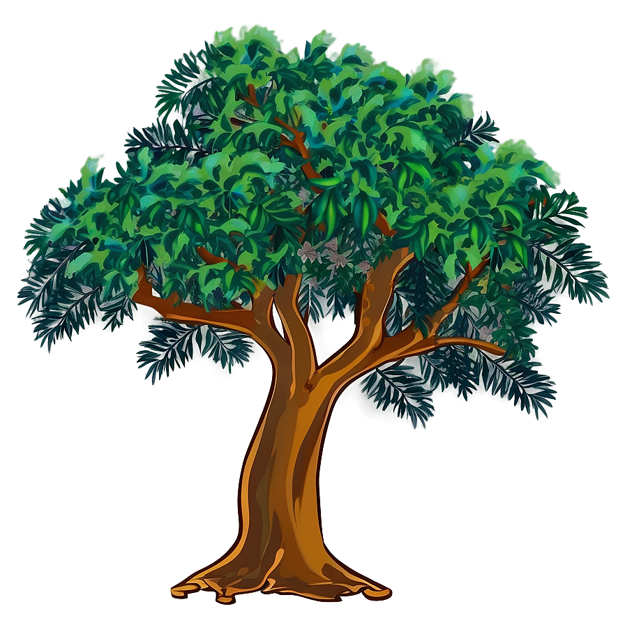 Acacia Tree Vector Art Png Jaf