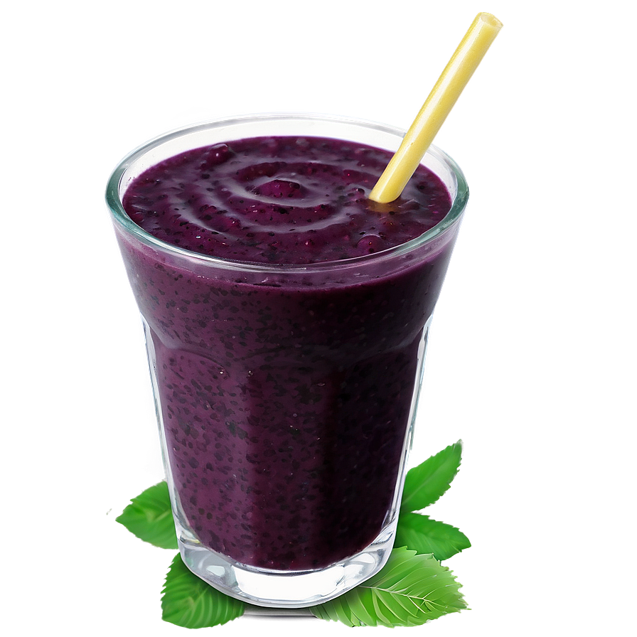 Acai Smoothie Glass Png Owx1