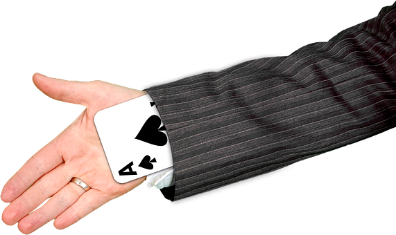 Ace Up Sleeve Magic Trick