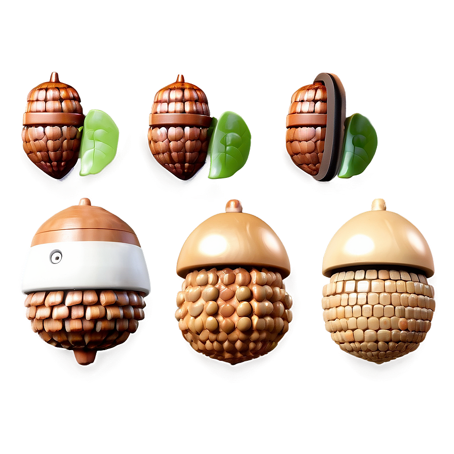 Acorn Collection Set Png Idk