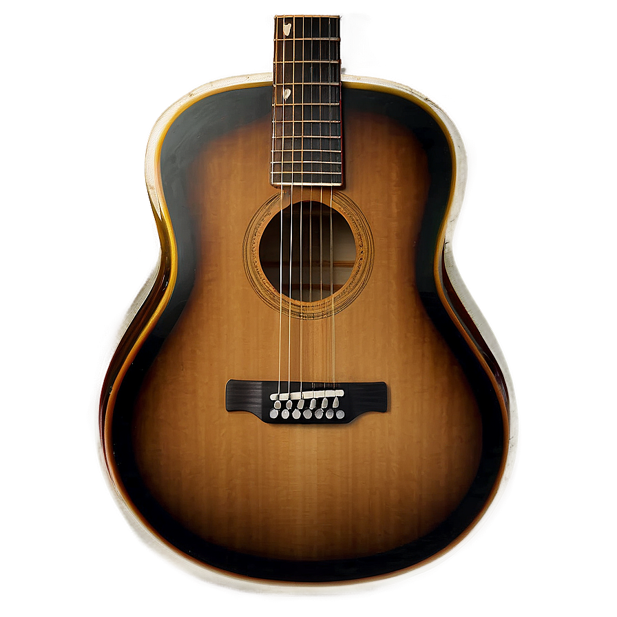 Acoustic Guitar And Vinyl Record Png 06122024