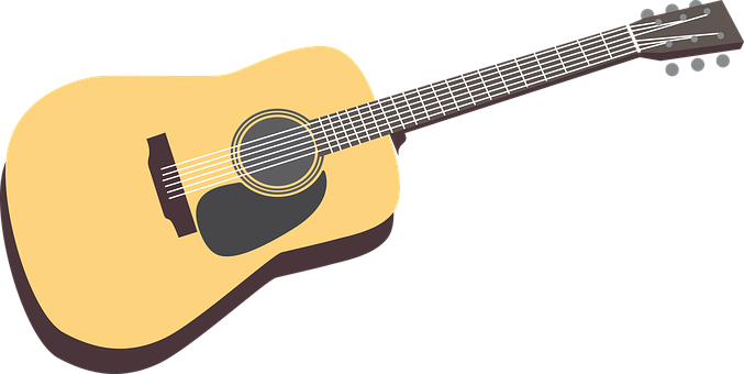 Acoustic Guitar Illustration