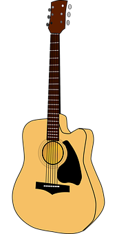 Acoustic Guitar Illustration