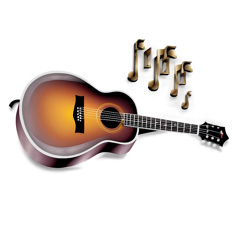 Acoustic Guitar Vector Png 96