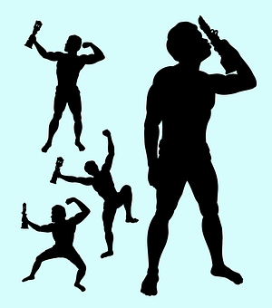 Action Hero Silhouettes