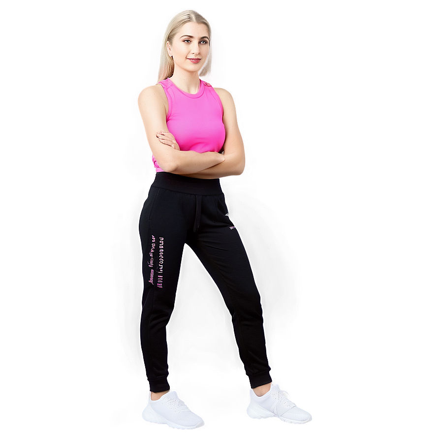 Active Black Sweatpants Png Wch