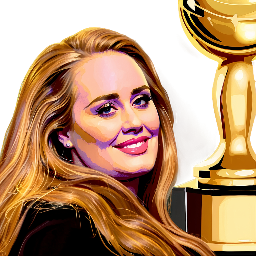 Adele Golden Globe Png 06232024