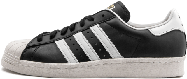 Adidas Classic Black White Sneaker Side View