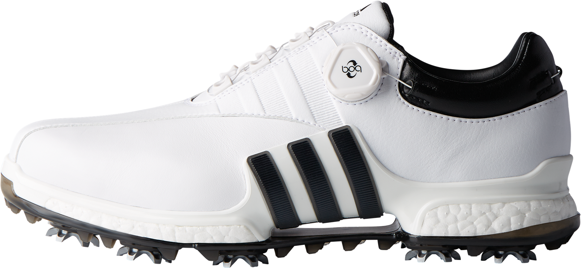 Adidas Golf Shoes White Black Design