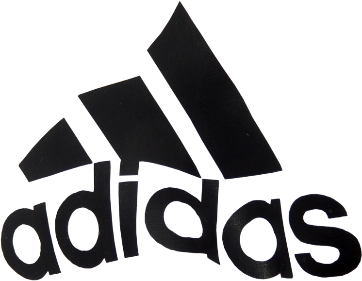 Adidas Logo Blackon Teal Background