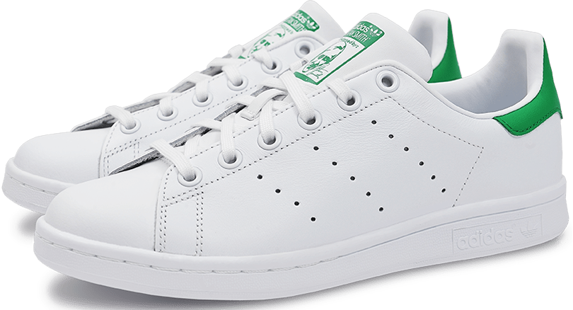 Adidas White Green Stan Smith Sneakers