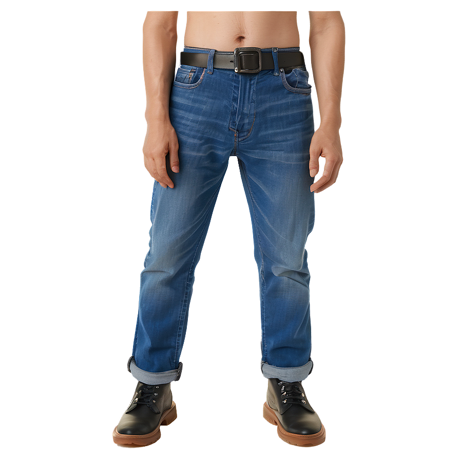 Adjustable Waist Blue Jeans Png Gjy