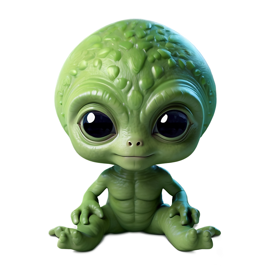 Adorable Alien Cartoon Png 06292024