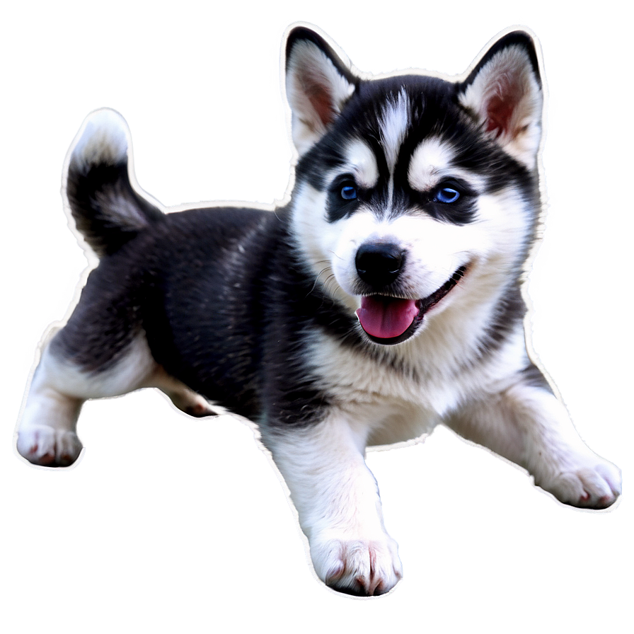 Adorable Baby Husky Png 06112024