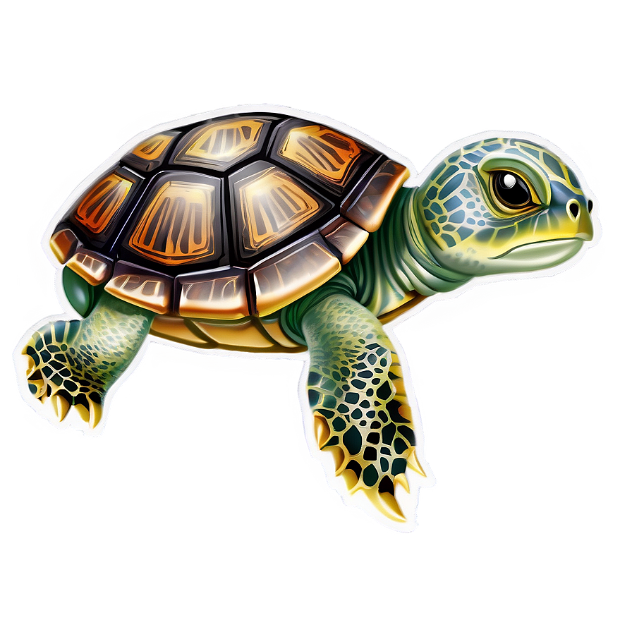 Adorable Baby Turtle Png Vwd1