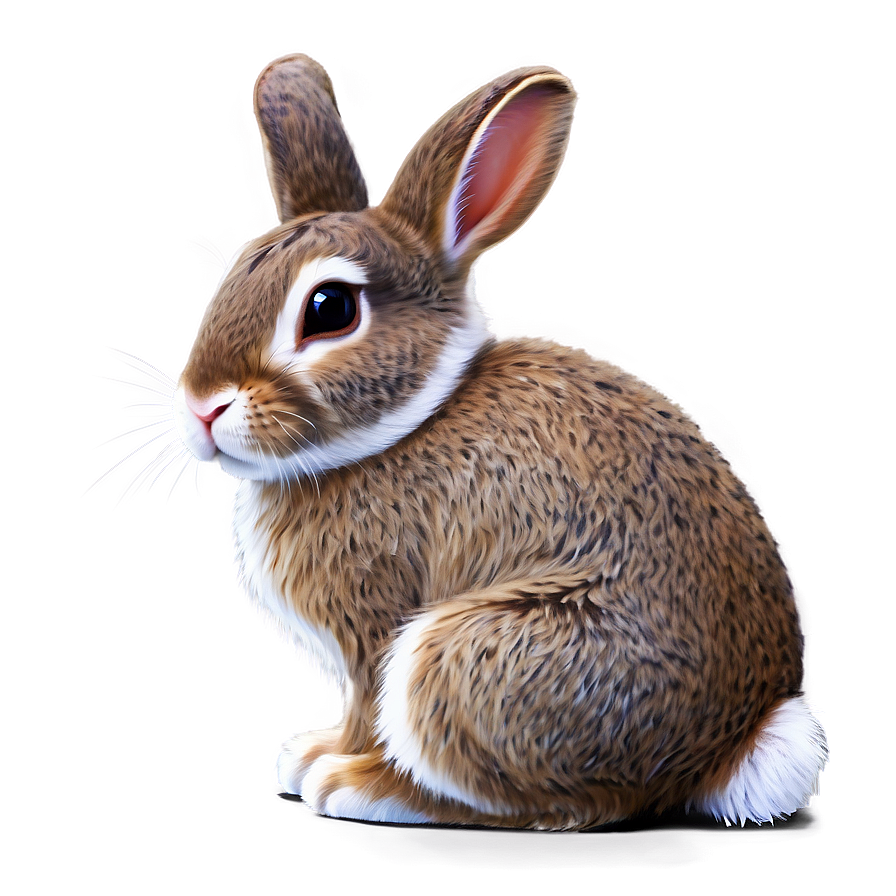 Adorable Bunny Illustration Png 41