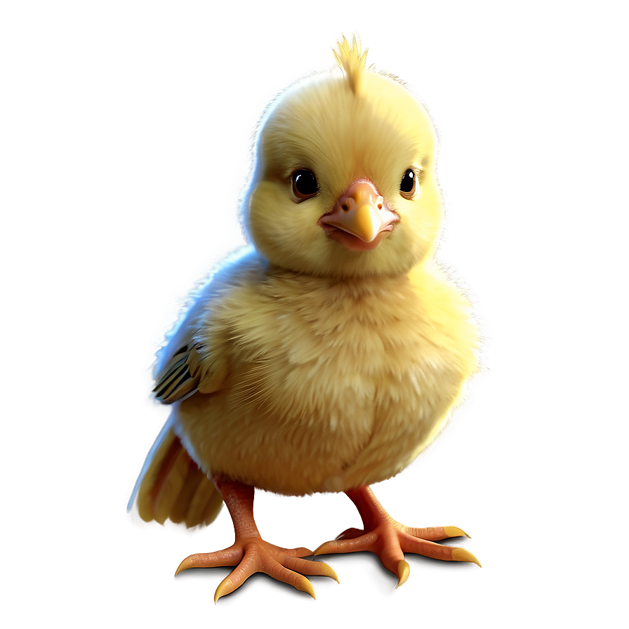 Adorable Chicky Illustration Png Nlq