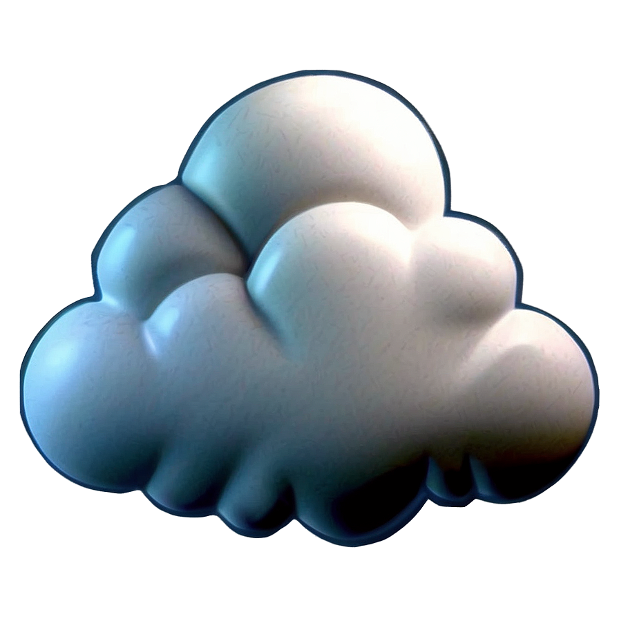 Adorable Cloud Illustration Png 55