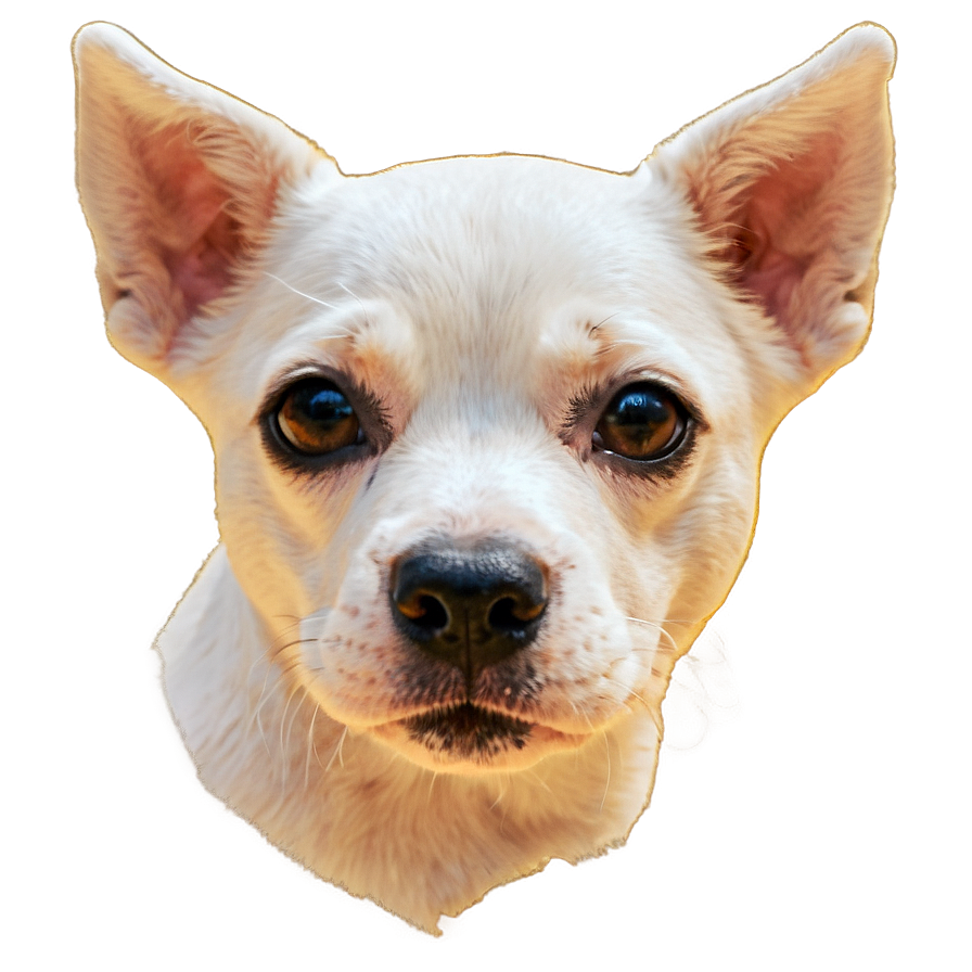 Adorable Dog Face Outline Png Rph