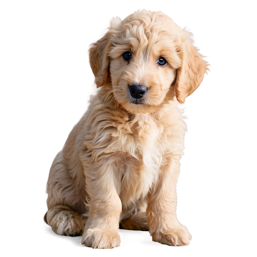 Adorable Goldendoodle Puppy Png 71