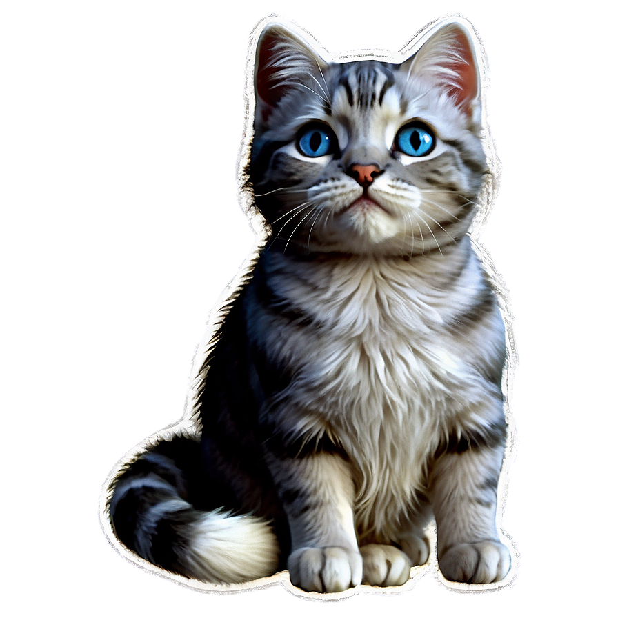 Adorable Kawaii Cat Png 93