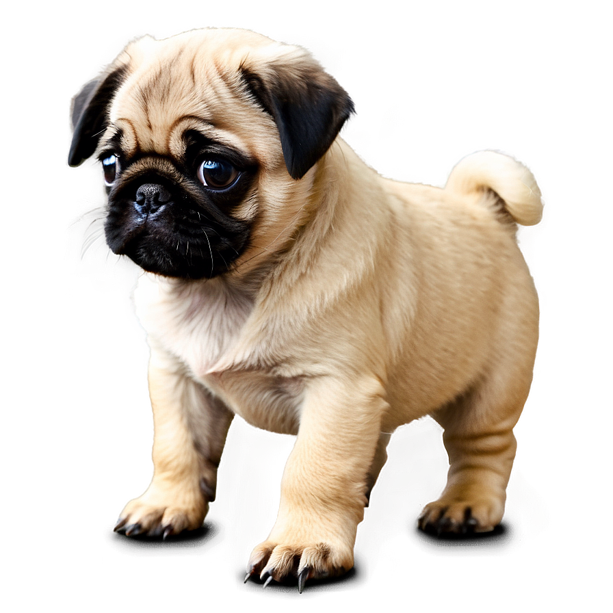 Adorable Pug Puppy Png 70