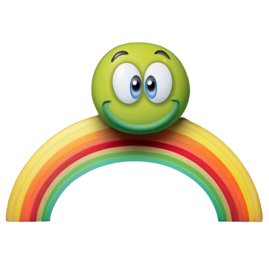 Adorable Rainbow Emoji Png 90