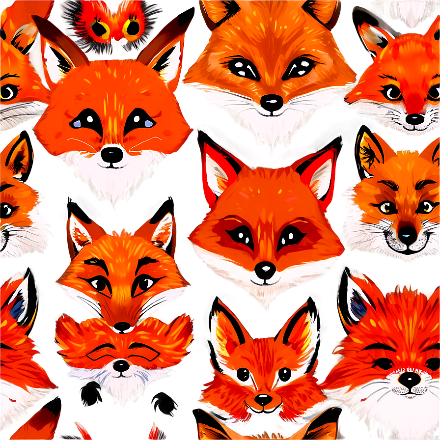 Adorable Red Fox Png Qqc