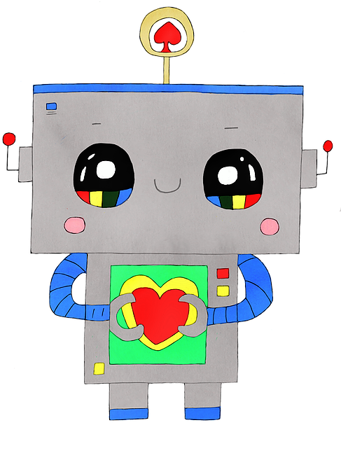 Adorable Robot With Heart