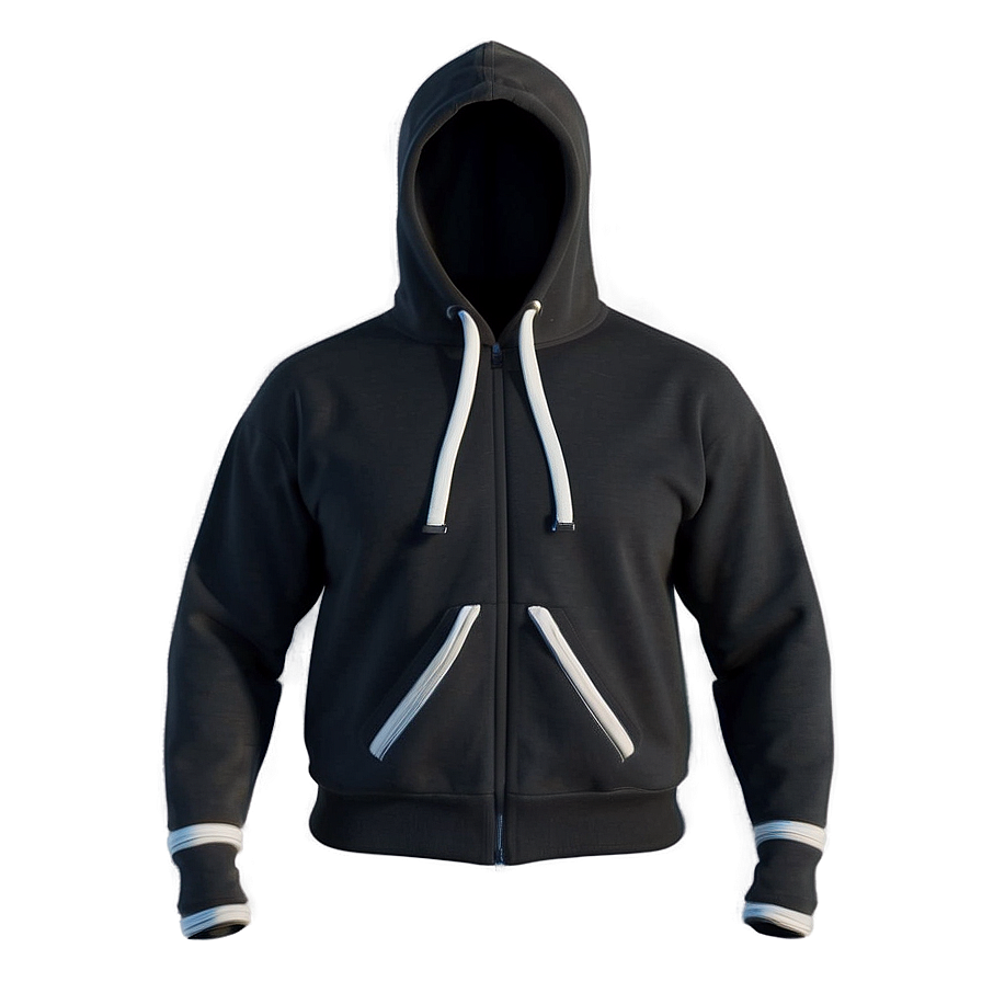 Adult Black Hoodie Png Xkg9