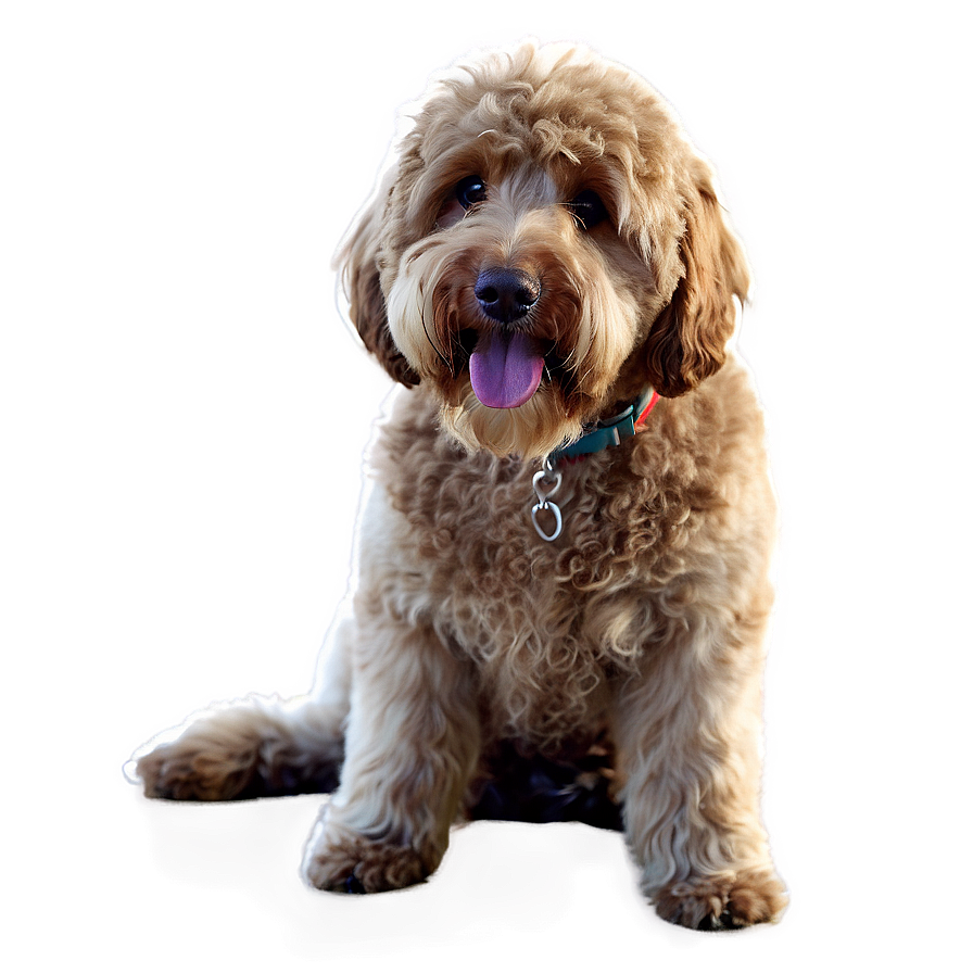 Adult Labradoodle Dog Png Cmy