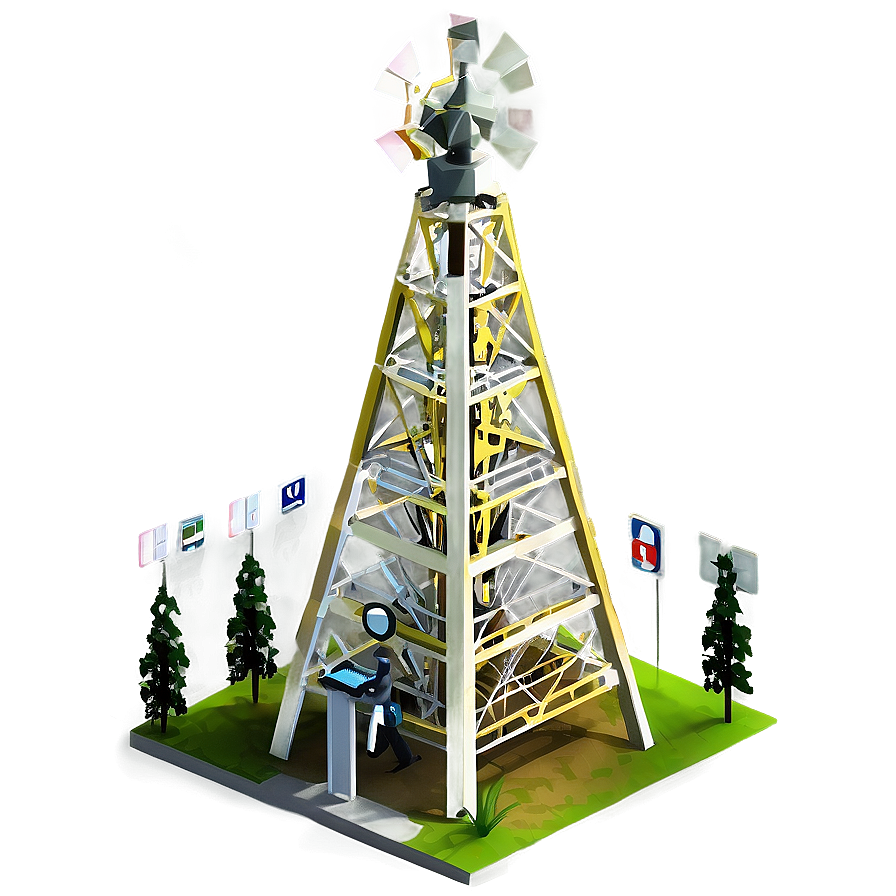 Advanced Communication Tower Png Ouf32