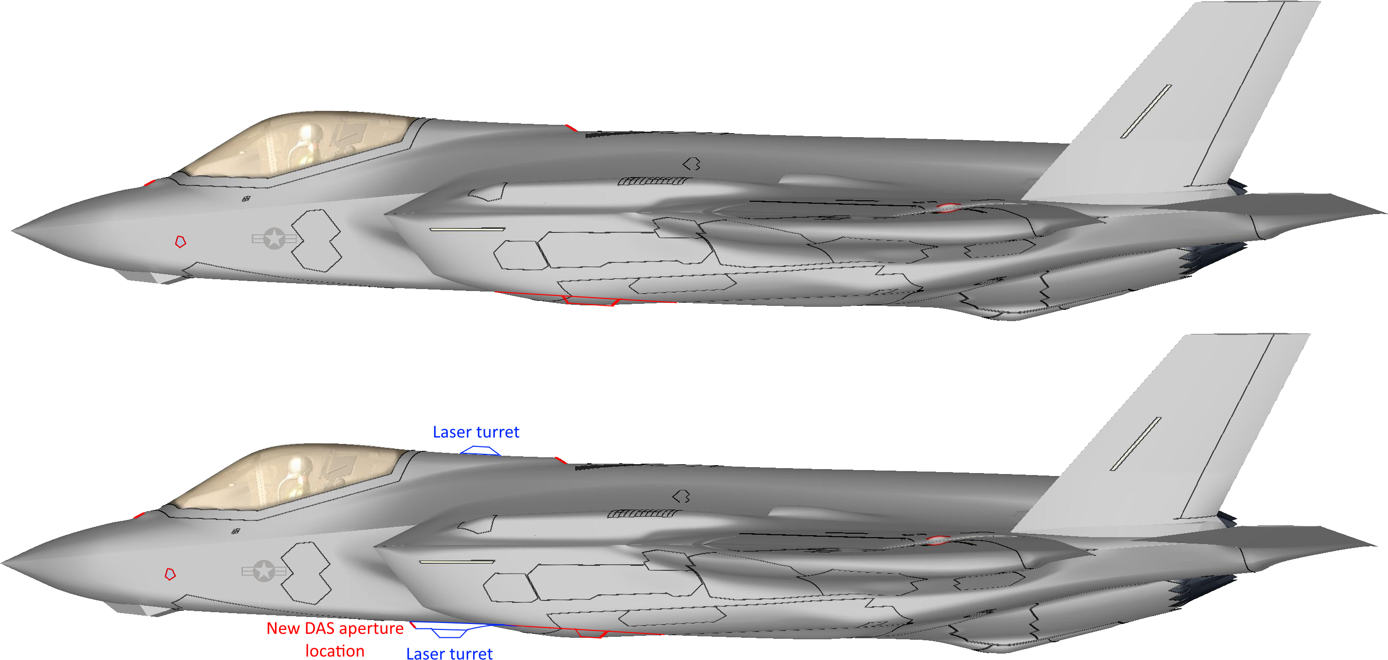 Advanced Jet Fighter Design Comparison