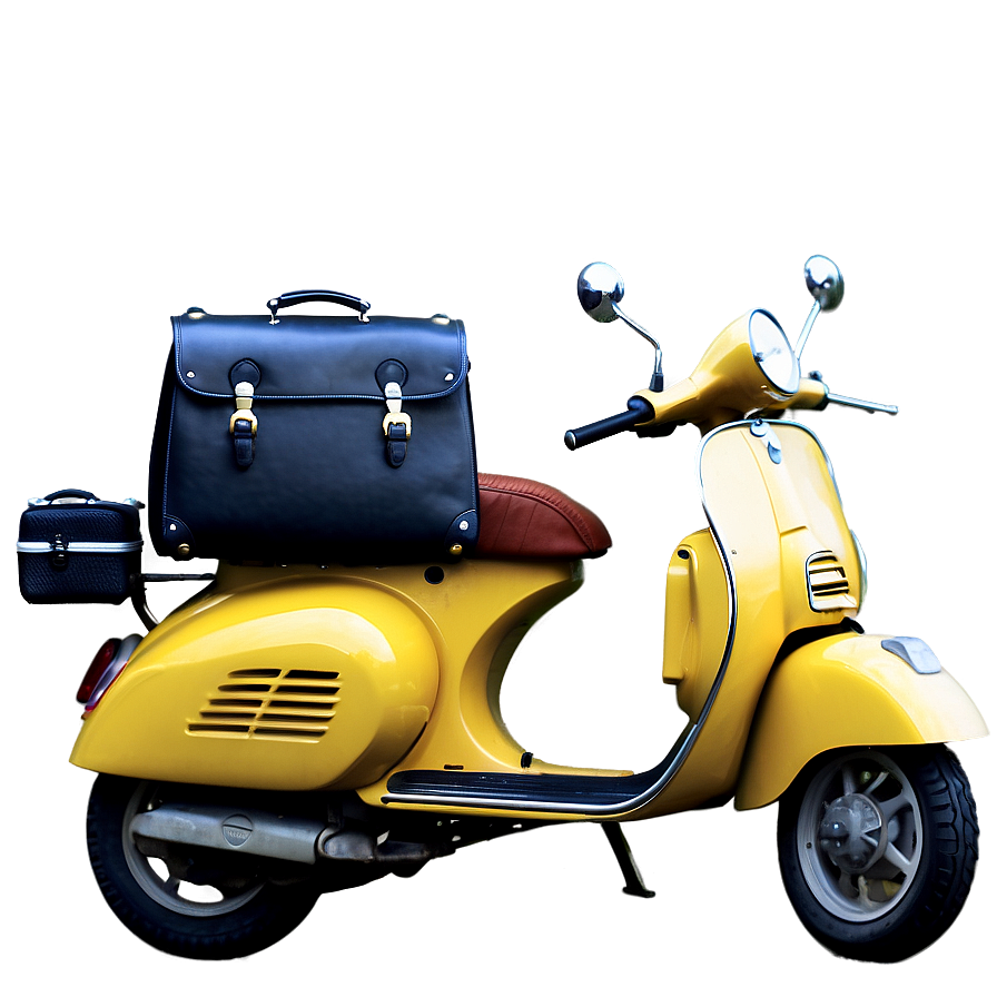 Adventure Vespa With Luggage Png Iyi51