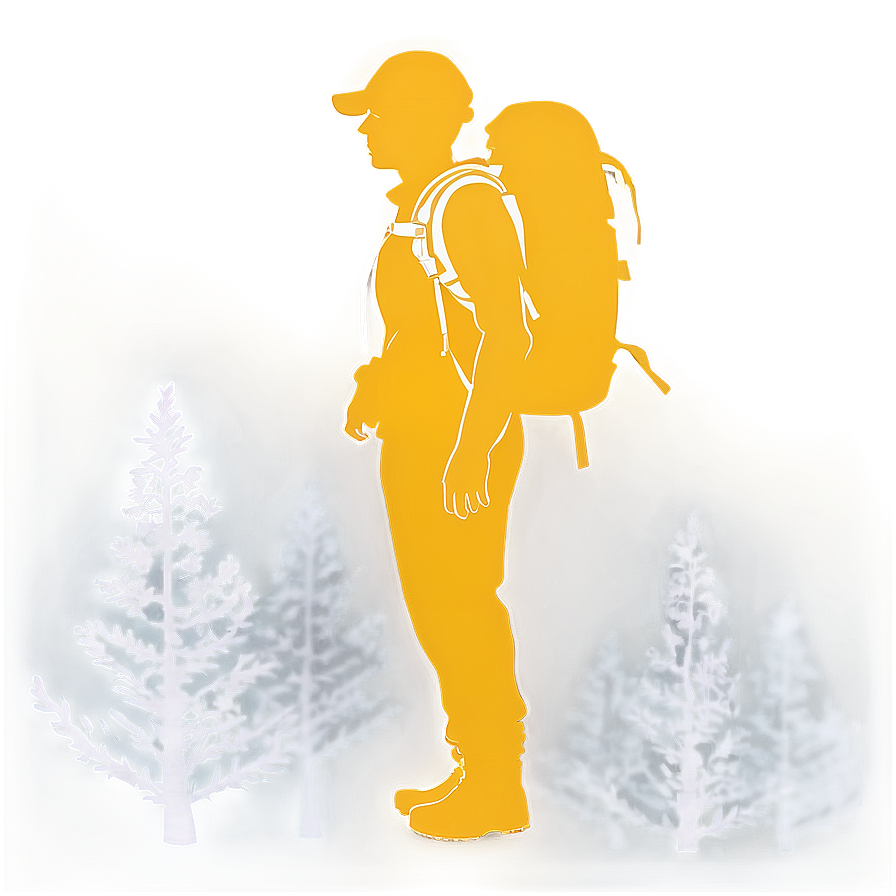 Adventurous Hiker Silhouette Png Rtk3