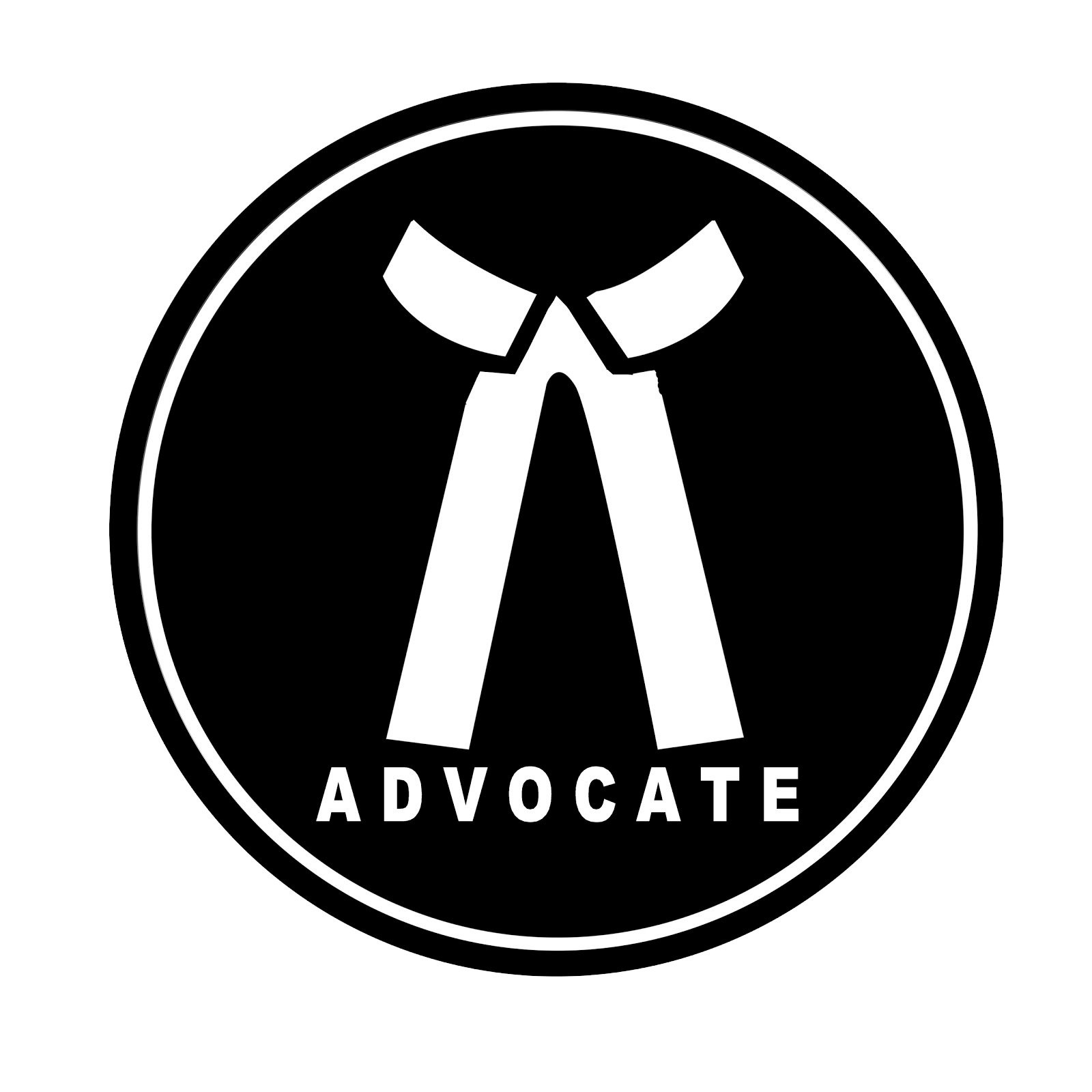 Advocate Logo Blackand White